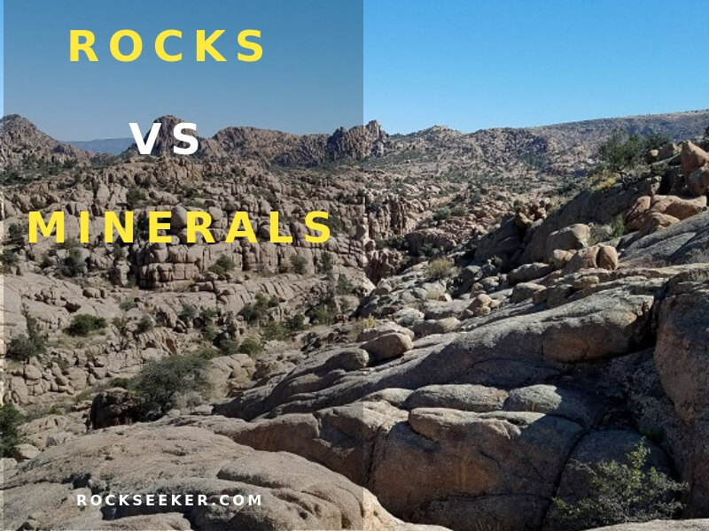 rocks vs minerals and the difference between them