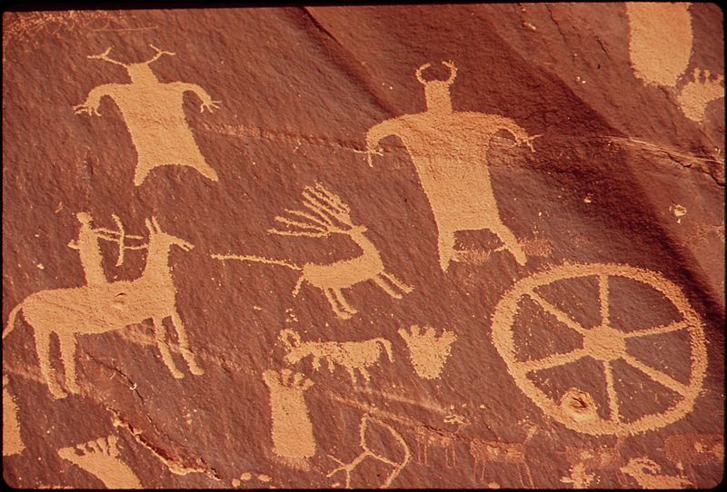 Native american cave art