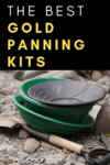 a stack of gold pans for prospecting