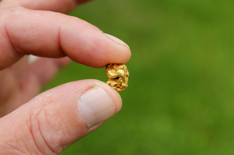 finding gold on your property