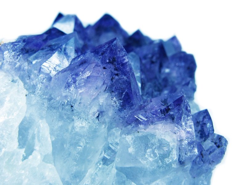 blue quartz crystal