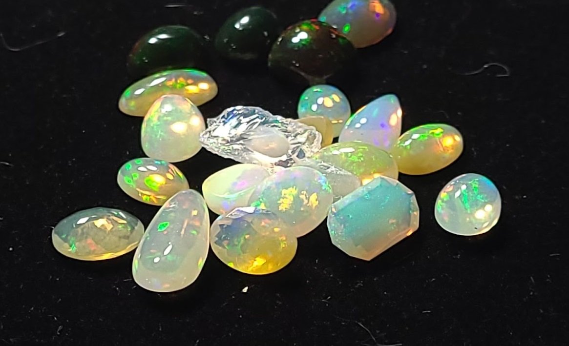 iridescent gemstone examples