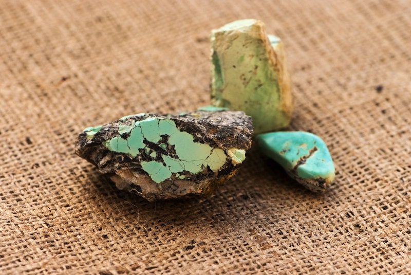 raw turquoise found in nevada
