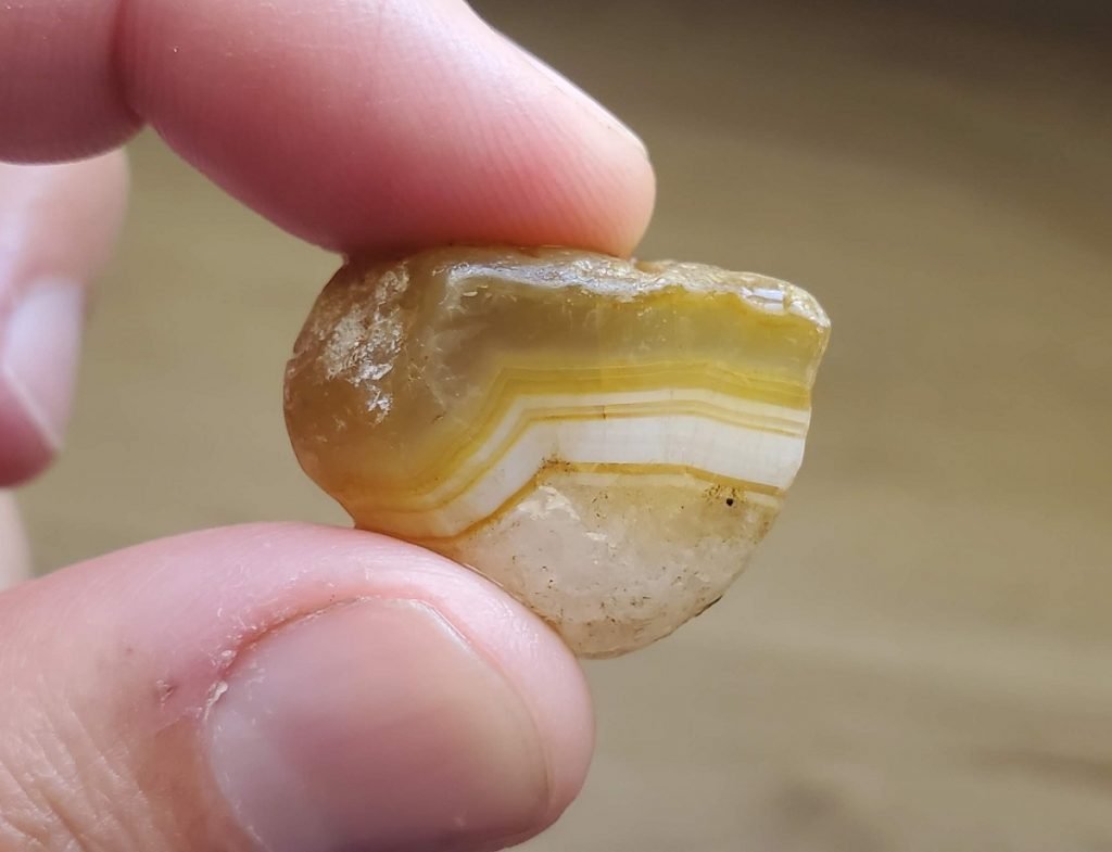 banded agate found in iowa