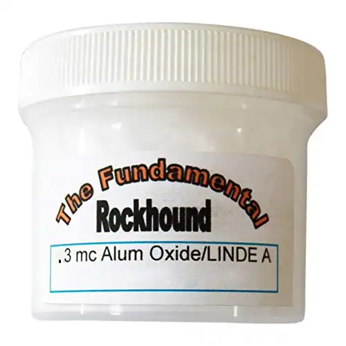 Fundamental Rockhound Products: 1 oz .3 Micron Aluminum Oxide Linde A - Lapidary Rock Polish