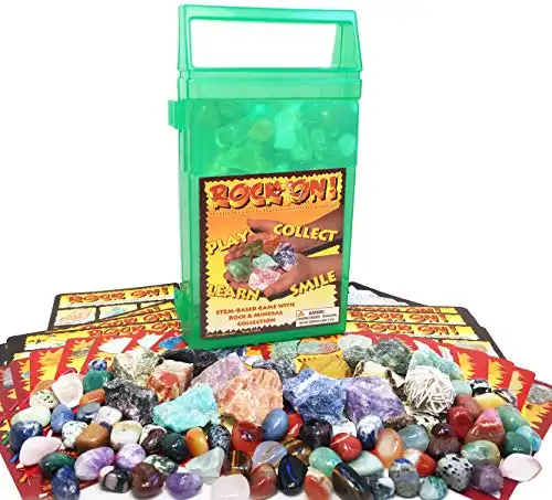 ROCK ON! Geology Game with Rock & Mineral Collection