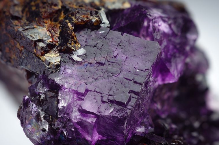 purple crystals